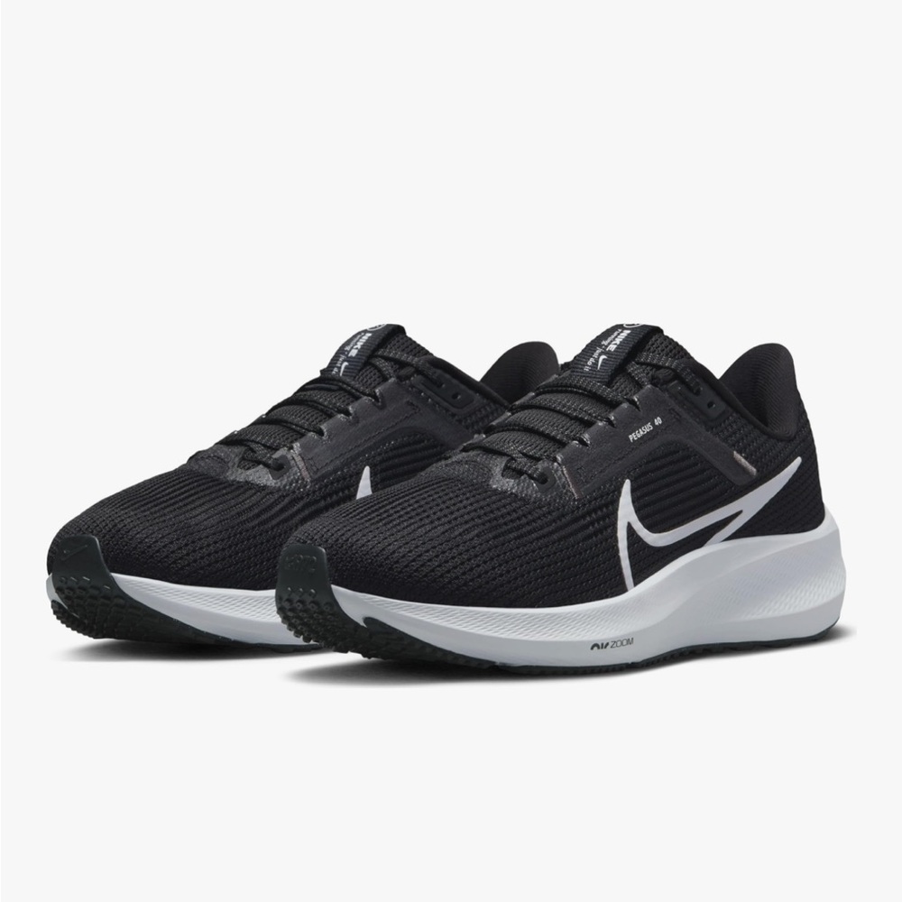 Nike Air Zoom Pegasus 40 Black White Running Shoes Women’s